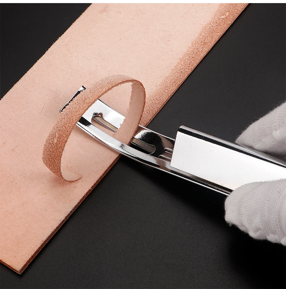 Skiver Leather Thin - ชุดเครื่องมือตัดหนังโลหะ 1 ชุด พร้อมใบมีดตัดหนังสำรอง 3 ชิ้น