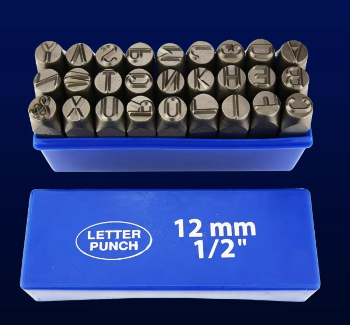 Leather Stamp Set - ชุดปั๊มเหล็กขึ้นรูปโลหะตัวเลขอุปกรณ์แกะสลักชุดปั๊มตัวอักษรเครื่องมือทำด้วยตัวเองเครื่องประดับแสตมป์โลโก้หนังโลหะเงินทอง
