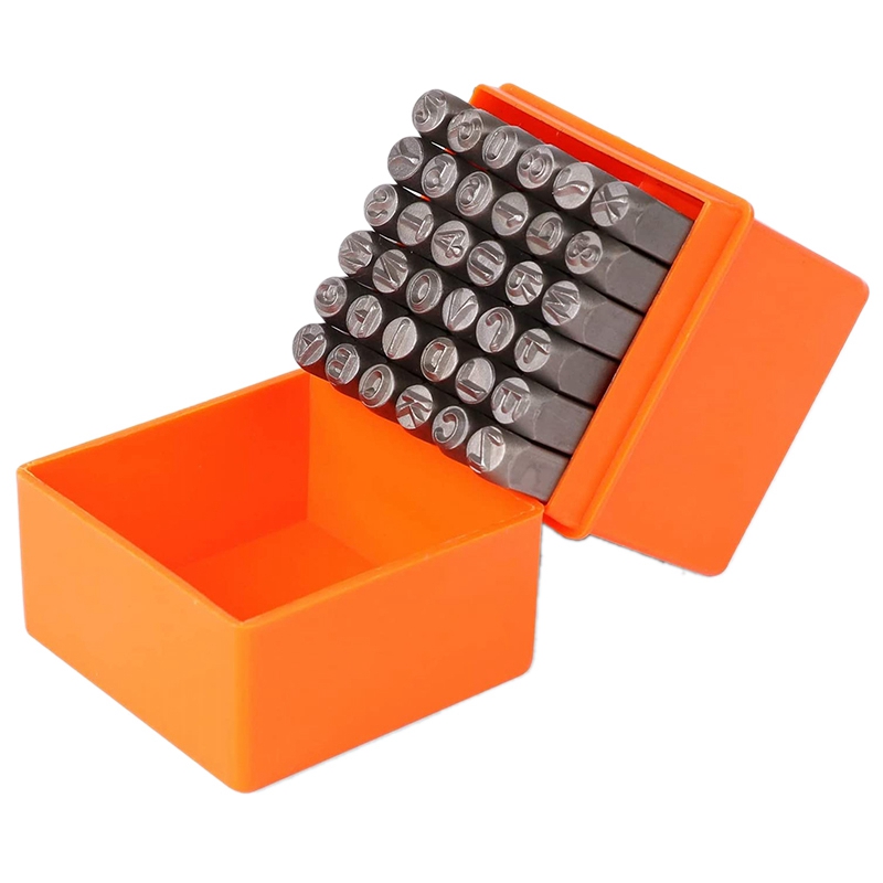Leather Stamp Set - ชุดตัวอักษรและตัวเลขขนาด 3 มม. รุ่น A68P-36 ชิ้น