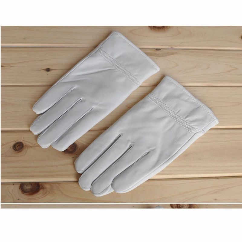 2025 ฤดูหนาวของแท้หนังสีขาวถุง - Leather Work Winter Gloves บทวิจารณ์และราคา