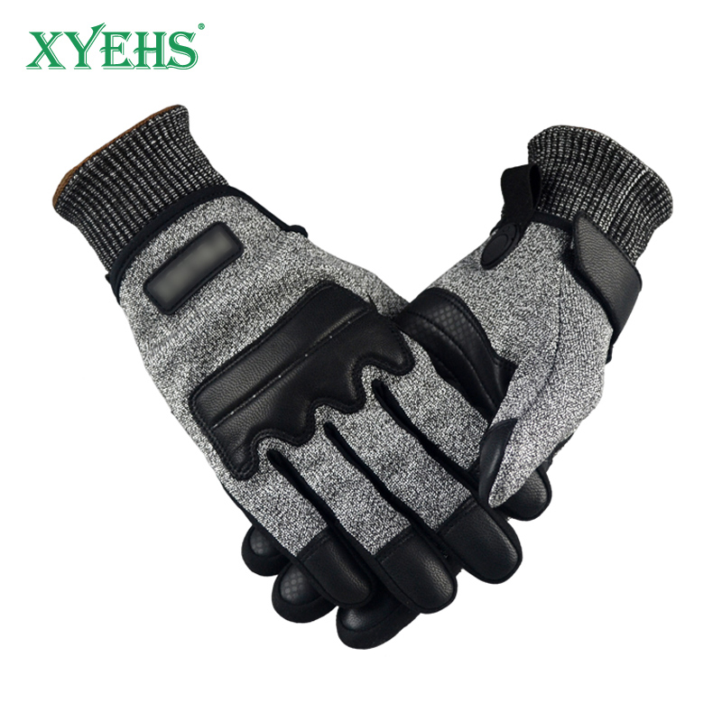 ถุงมือยุทธวิธีป้องกันการบาดระด - Leatherworking Leveling บทวิจารณ์และราคา