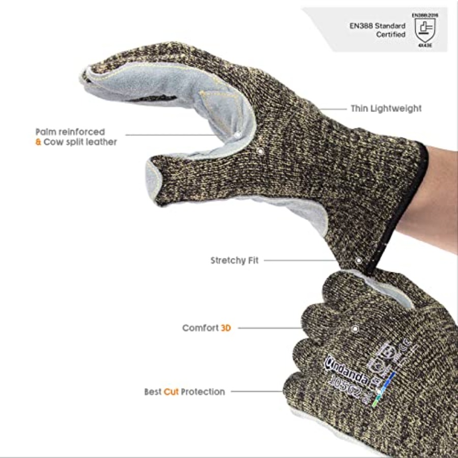 ถุงมือทำสวน: ป้องกันการบาดระดั - Leatherworking Leveling บทวิจารณ์และราคา