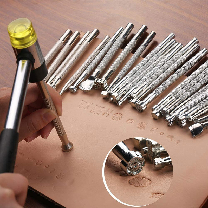 ชุดเครื่องมือประทับลายหนัง 20  - Leather Stamp Set บทวิจารณ์และราคา
