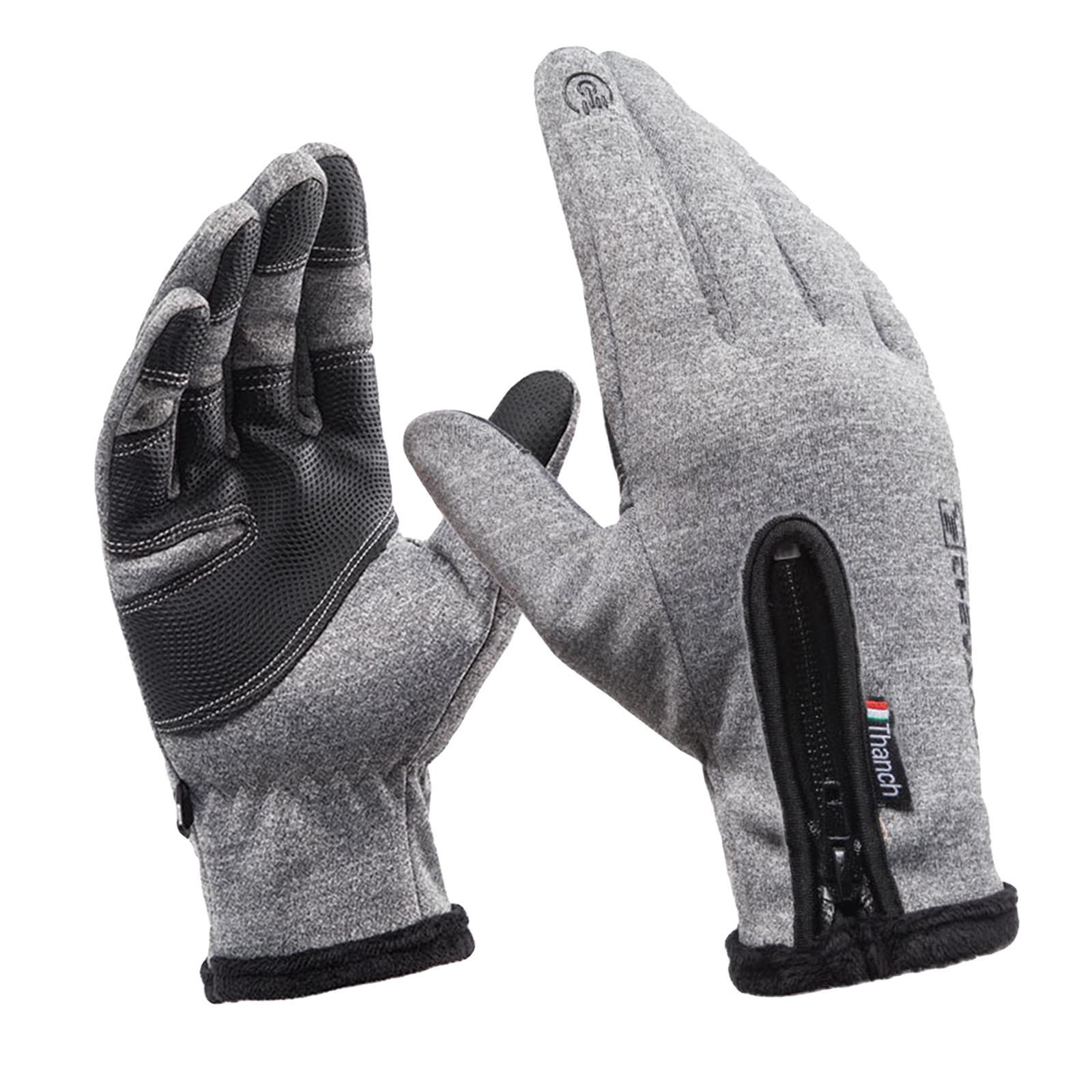ถุงมือปั่นจักรยานกันลม ถุงมือส - Leather Work Winter Gloves บทวิจารณ์และราคา
