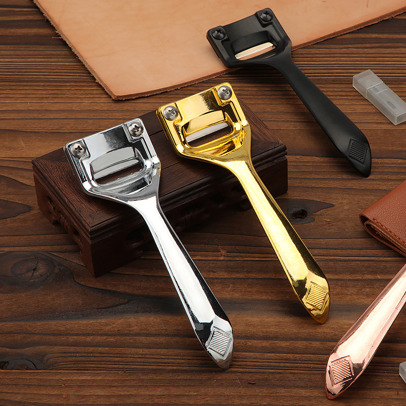 มีดหนัง DIY สำหรับงานหนัง งานฝ - Skiver Leather Thin บทวิจารณ์และราคา