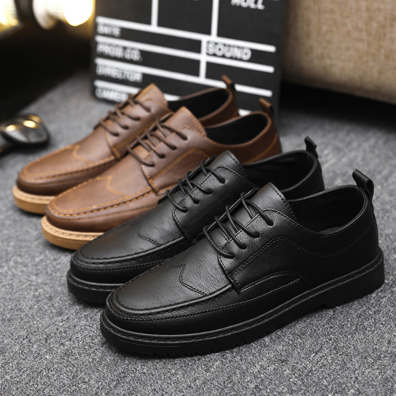 รองเท้าลำลองสำหรับผู้ชายแบรนด์ - Leather Work Dress บทวิจารณ์และราคา