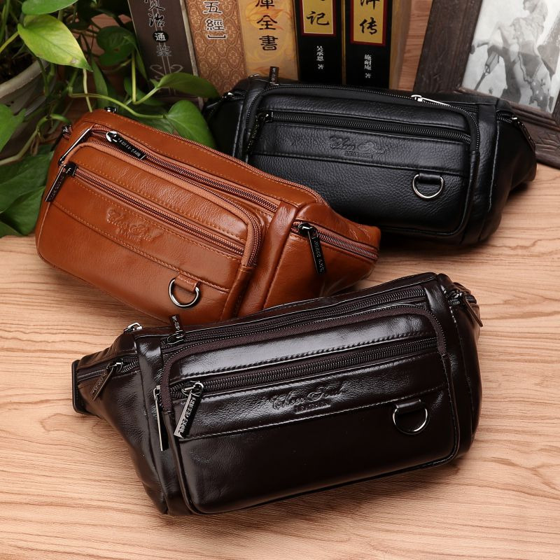 ผู้ชายเอว Fanny กระเป๋าสลิงกระ - Leatherwork Fasteners บทวิจารณ์และราคา