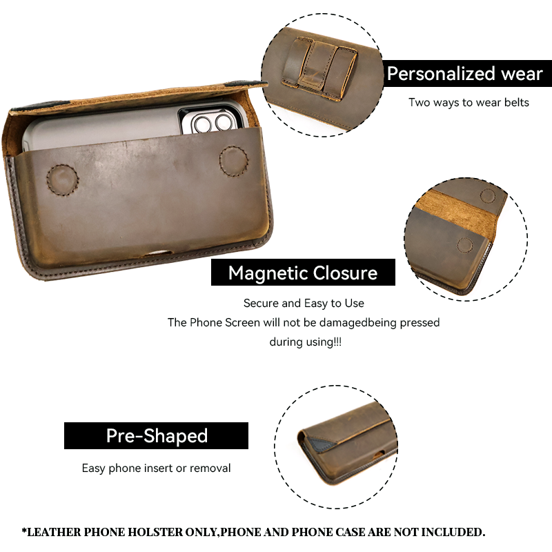กระเป๋าคาดเอวหนังแท้สำหรับผู้ช - Leatherwork Fasteners บทวิจารณ์และราคา