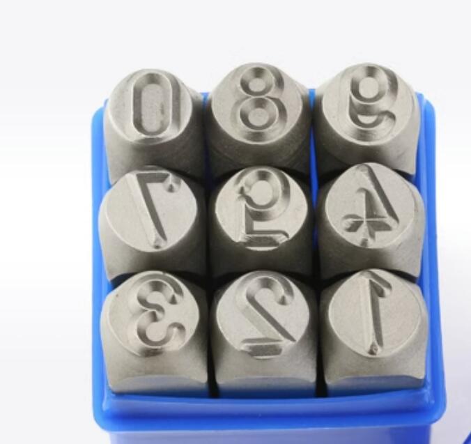 ชุดปั๊มเหล็กขึ้นรูปโลหะตัวเลขอ - Leather Stamp Set บทวิจารณ์และราคา