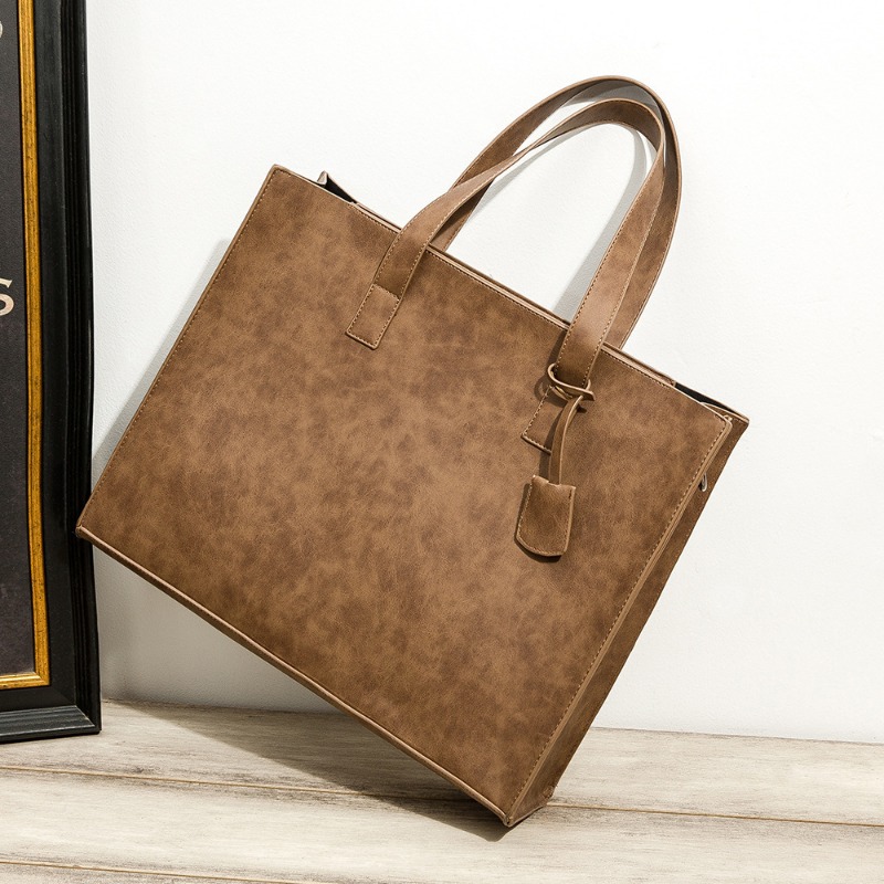 กระเป๋าถือผู้ชายแบบใหม่ปี 2026 - Leather Work Bag Men บทวิจารณ์และราคา