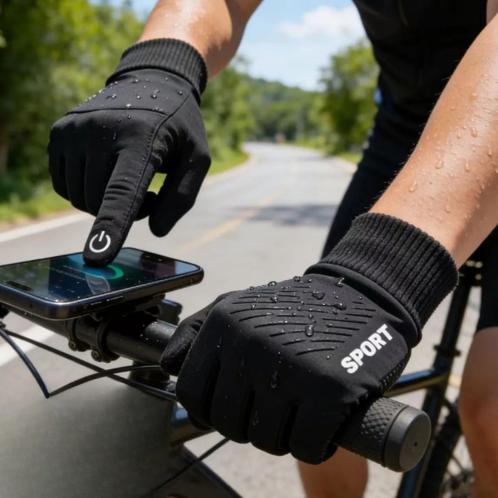 หน้าจอสัมผัสฤดูหนาวถุงมือเต็มน - Leather Work Winter Gloves บทวิจารณ์และราคา