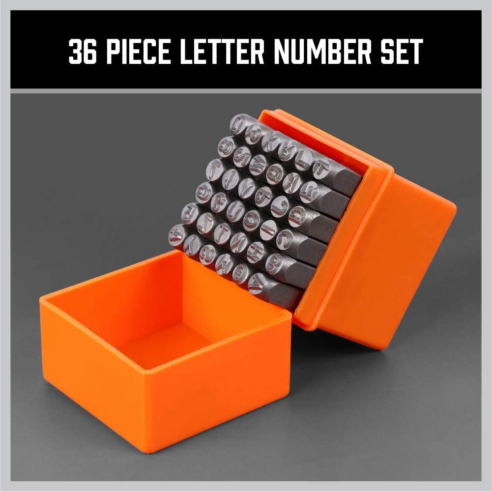 ชุดตัวอักษรและตัวเลขขนาด 3 มม. - Leather Stamp Set บทวิจารณ์และราคา