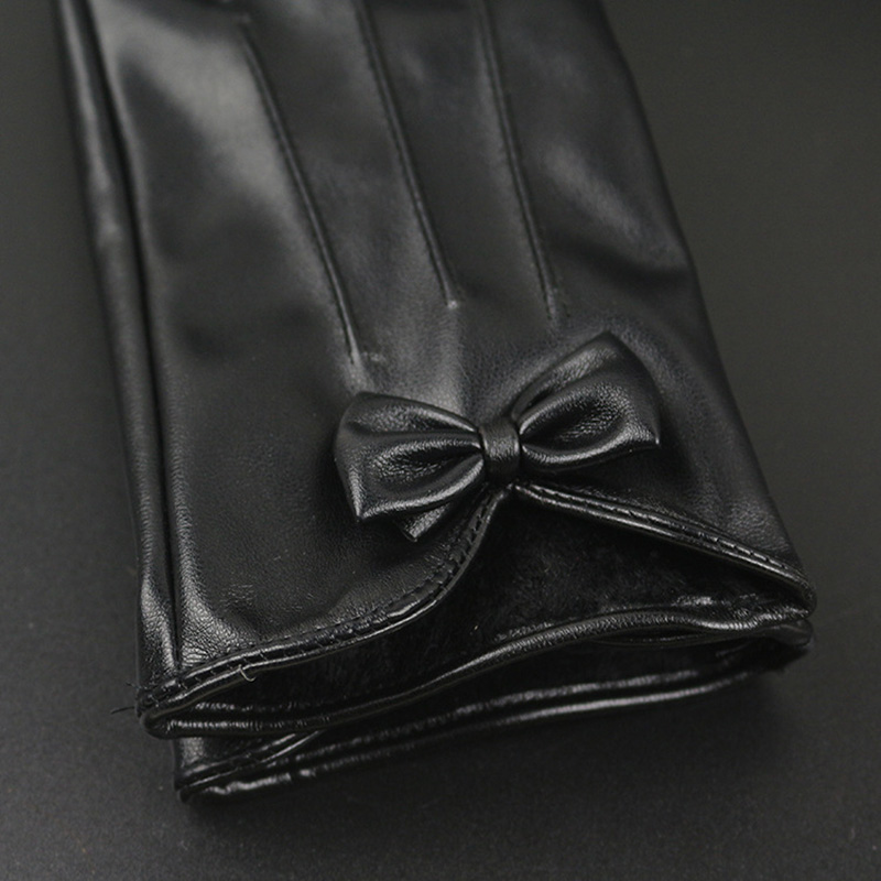 คุณภาพสูงหนังผู้หญิงแฟชั่นฤดูห - Leather Work Winter Gloves บทวิจารณ์และราคา