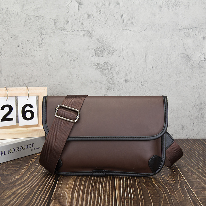 กระเป๋าถือสะพายไหล่แบรนด์หรูสไ - Leather Work Bag Men บทวิจารณ์และราคา