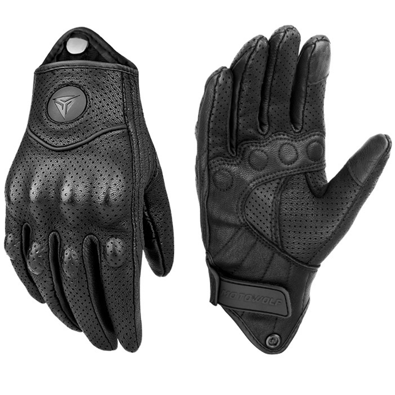 ถุงมือรถจักรยานยนต์ผู้ชายผู้หญ - Leather Work Winter Gloves บทวิจารณ์และราคา