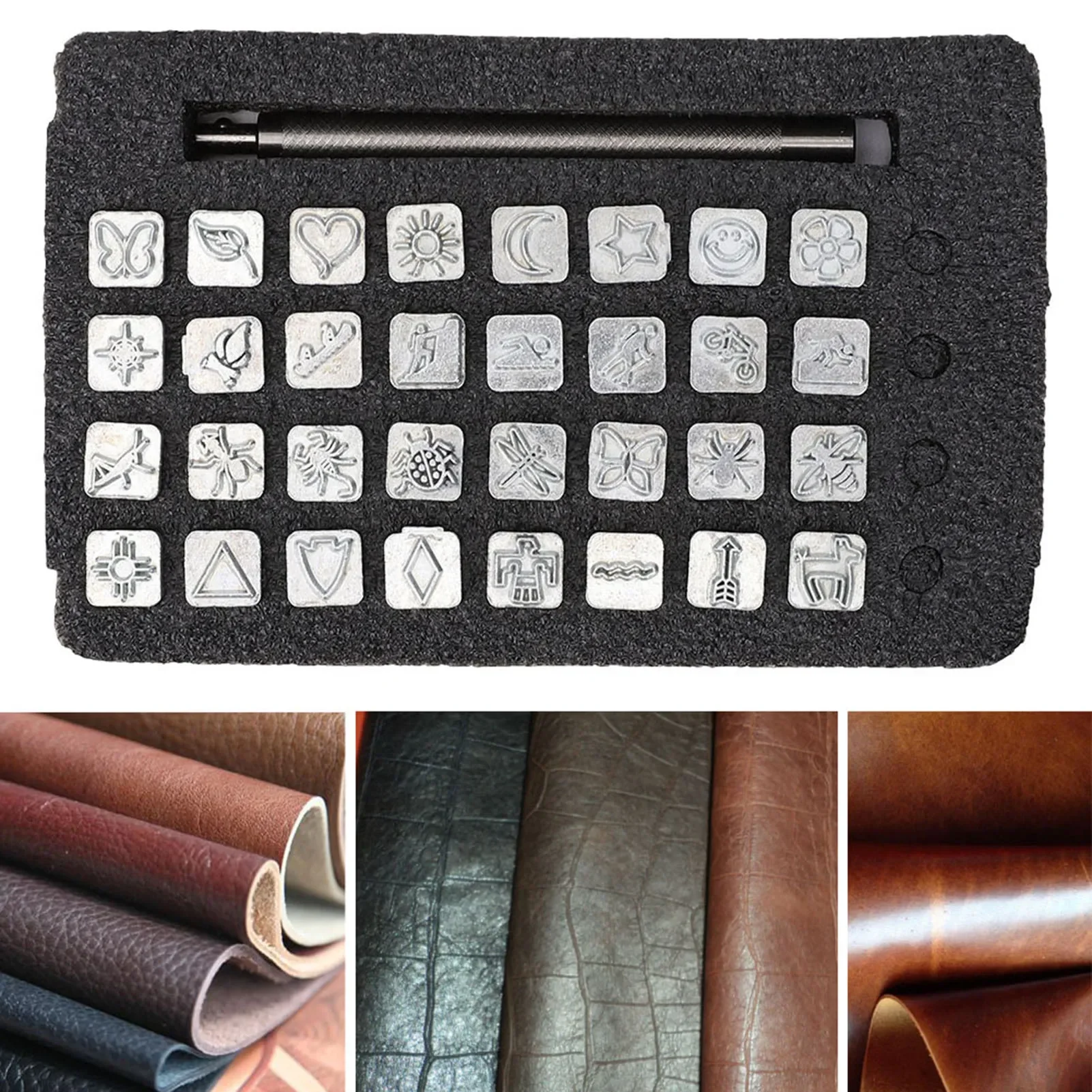 ชุดเจาะตราประทับหนังรูปสัตว์กา - Leather Stamp Set บทวิจารณ์และราคา