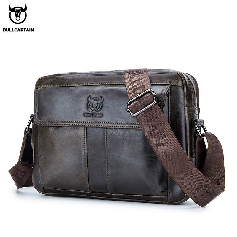 BULLCAPTAIN ของแท้หนังผู้ชายกร - Leather Work Bag Men บทวิจารณ์และราคา