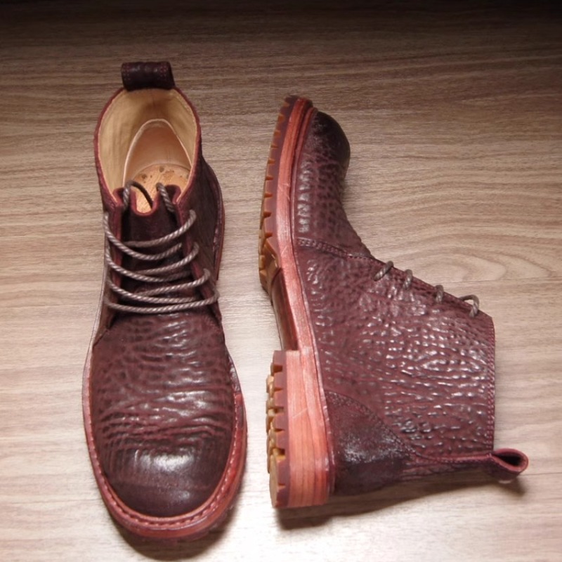 รองเท้าบูทเชลซีข้อสั้นหนังม้าท - Leather Work Boots บทวิจารณ์และราคา