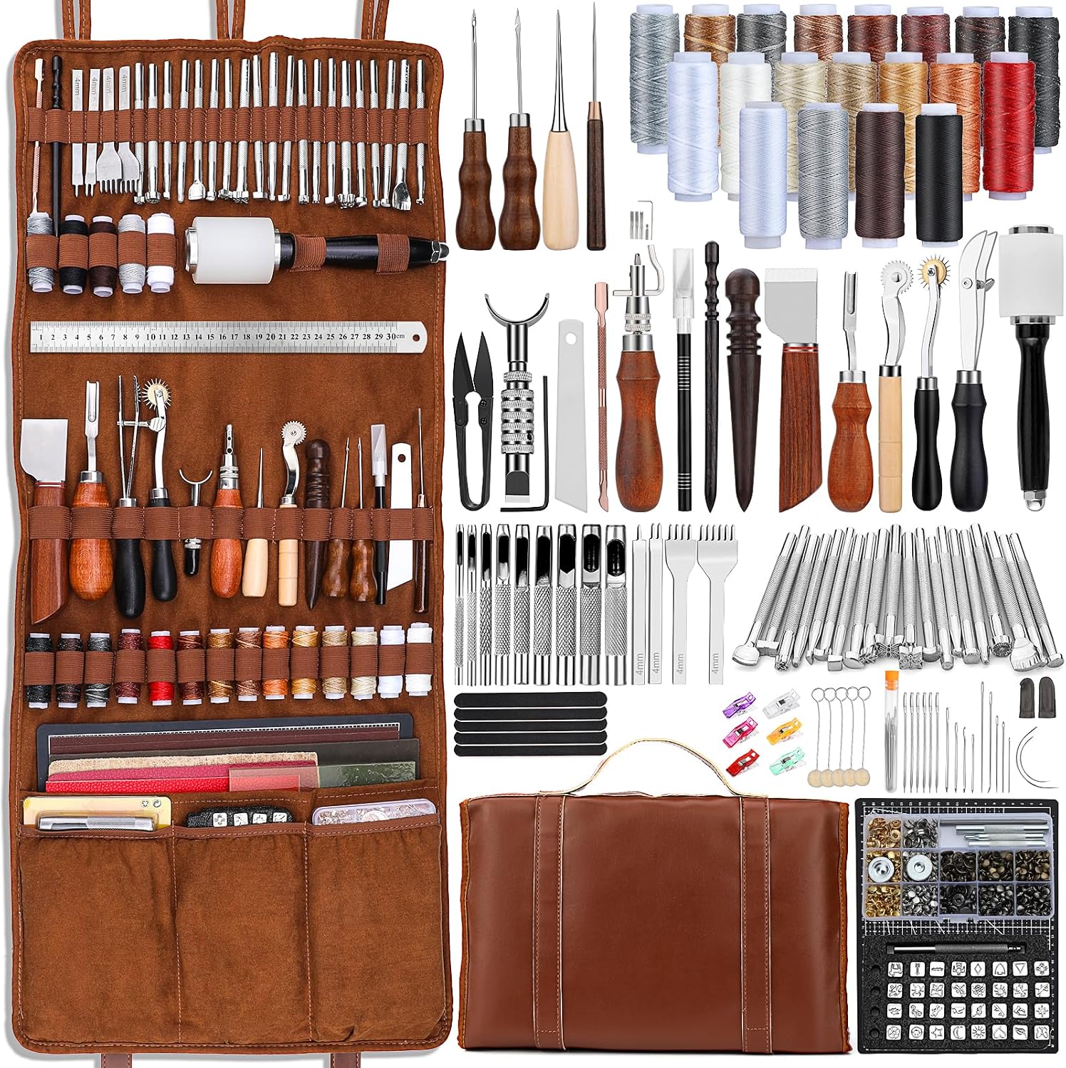 ชุดเครื่องมือหนัง ชุดอุปกรณ์งา - Leather Work Handbag บทวิจารณ์และราคา