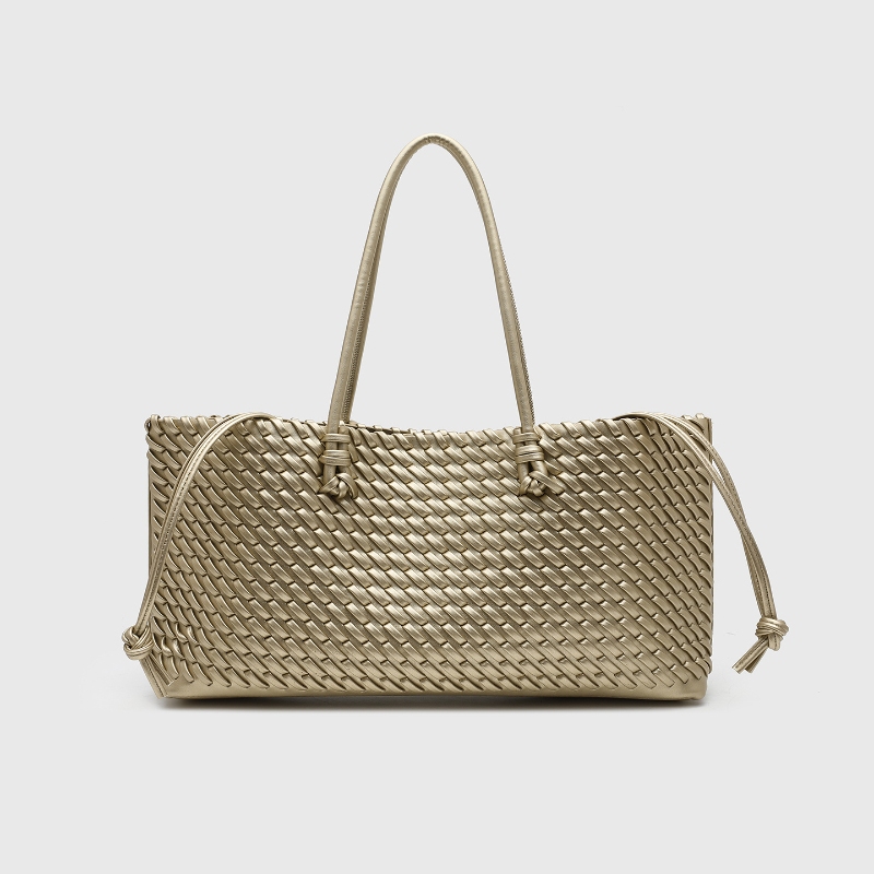 กระเป๋าโท้ทหนัง PU ดีไซน์หรูหร - Leather Work Handbag บทวิจารณ์และราคา