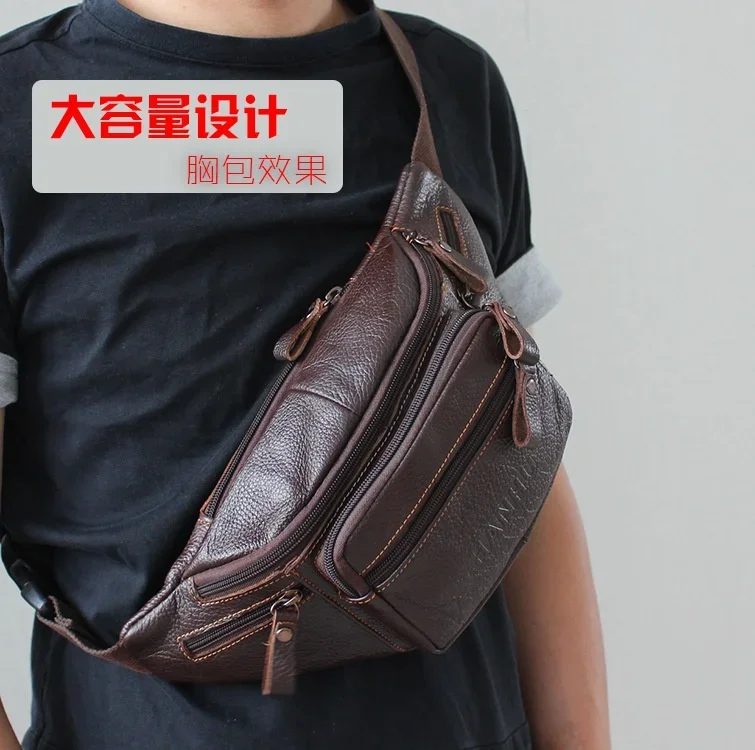 ของแท้ Cowhide หนังเอวกระเป๋าผ - Leatherwork Fasteners บทวิจารณ์และราคา