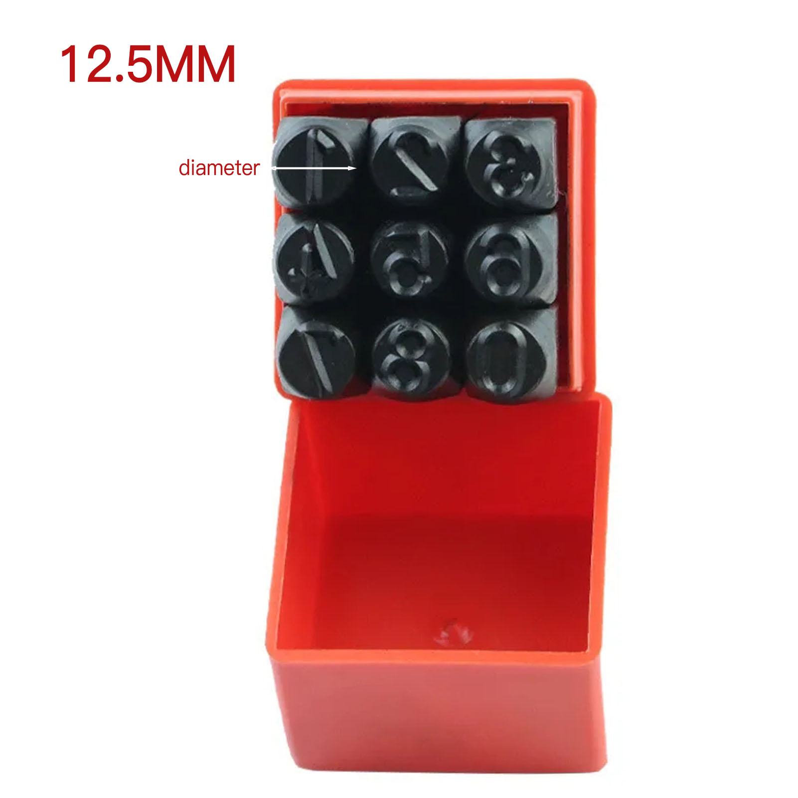 ตราประทับตัวอักษรแบบปั๊มเหล็กพ - Leather Stamp Set บทวิจารณ์และราคา