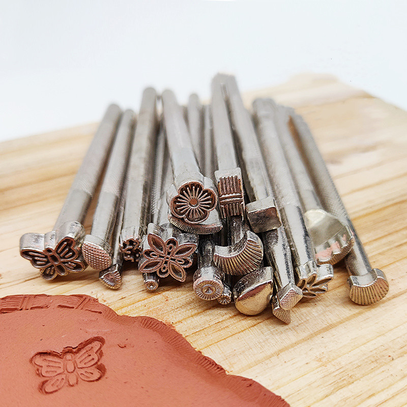 20PCS เครื่องปั้นดินเผาแสตมป์ล - Leather Stamp Set บทวิจารณ์และราคา