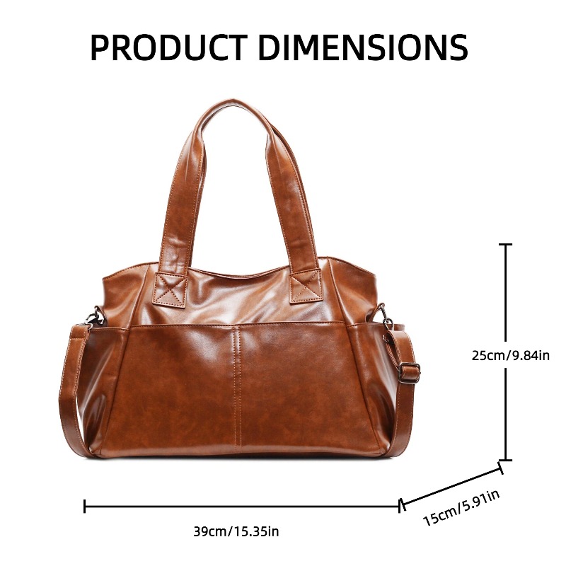 กระเป๋าถือหนังแท้สไตล์เรโทรสำห - Leather Work Handbag บทวิจารณ์และราคา