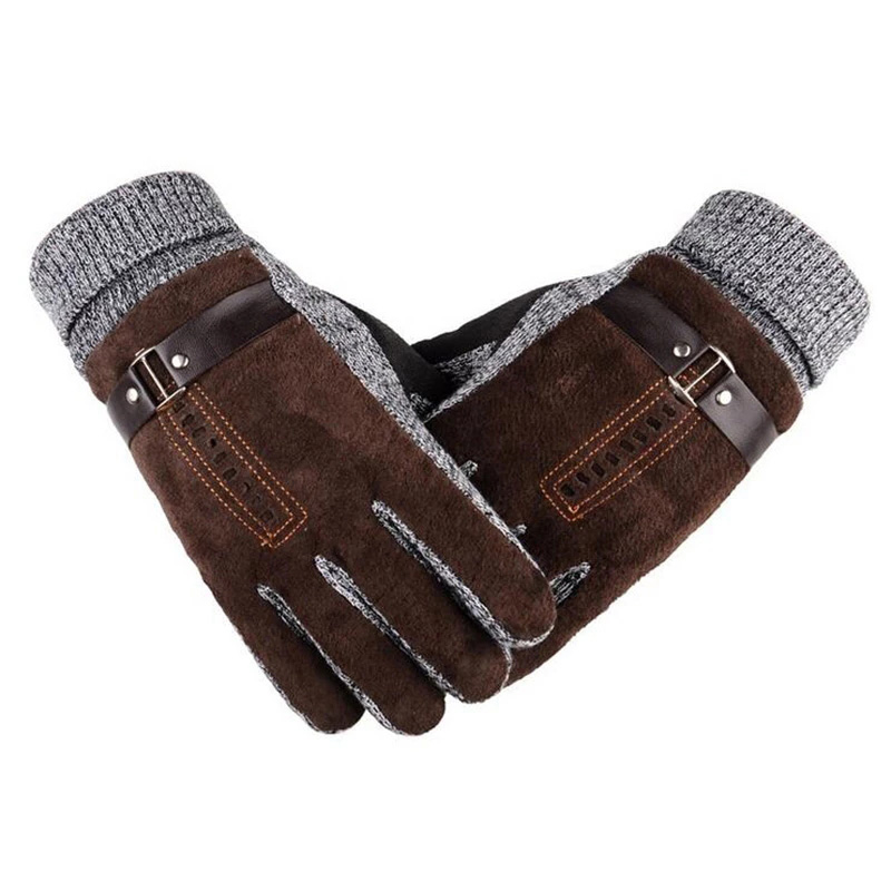 คุณภาพสูง Pigskin ถักถุงมือฤดู - Leather Work Winter Gloves บทวิจารณ์และราคา