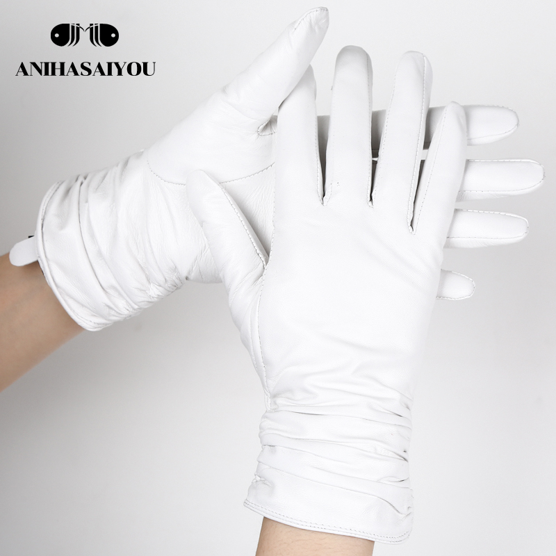 แฟชั่น คอมฟอร์ท ไวท์ กลอว์ส ถุ - Leather Work Winter Gloves บทวิจารณ์และราคา