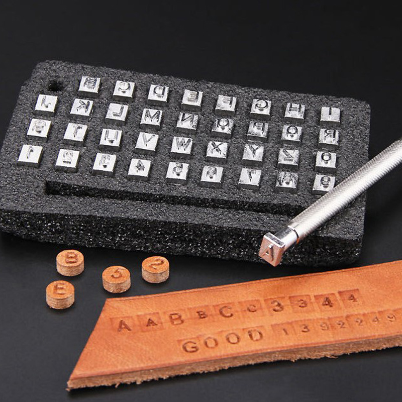 หัตถกรรมเครื่องหนัง36ชิ้นชุดเจ - Leather Stamp Set บทวิจารณ์และราคา