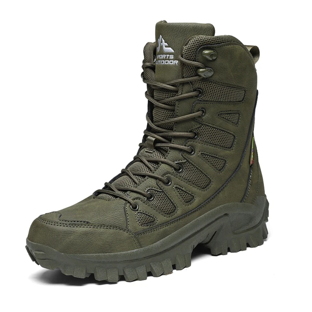 รองเท้าบูททำงานผู้ชายหนังคุณภา - Leather Work Boots บทวิจารณ์และราคา