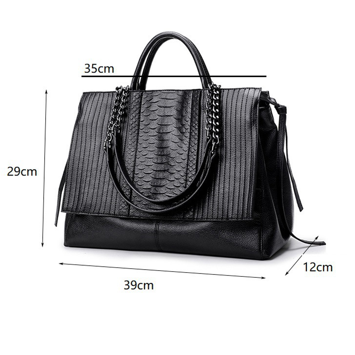 กระเป๋าโท้ทหรูหราพร้อมซิป, กระ - Leather Work Handbag บทวิจารณ์และราคา