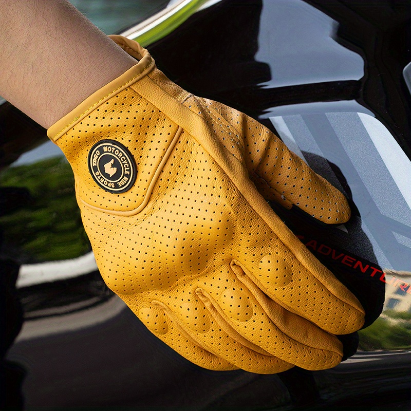 ถุงมือมอเตอร์ไซค์ ถุงมือหนังกั - Leather Work Winter Gloves บทวิจารณ์และราคา