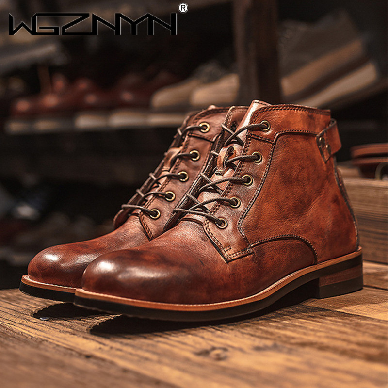 Luxury Retro รองเท้าหนังผู้ชาย - Leather Work Dress บทวิจารณ์และราคา