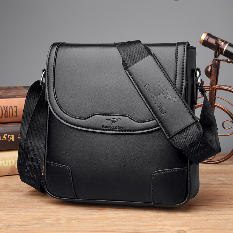 แบรนด์หรูผู้ชายหนังไหล่กระเป๋า - Leather Work Bag Men บทวิจารณ์และราคา