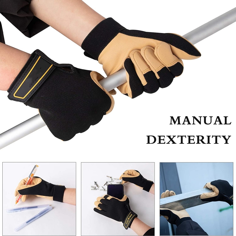Xyehs ถุงมือทำงานเบา1คู่ทนทานแ - Leatherworking Leveling บทวิจารณ์และราคา