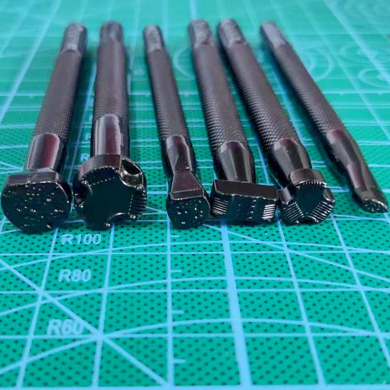 6ชิ้นอานเครื่องหนังทำมือแกะสลั - Leather Stamp Set บทวิจารณ์และราคา