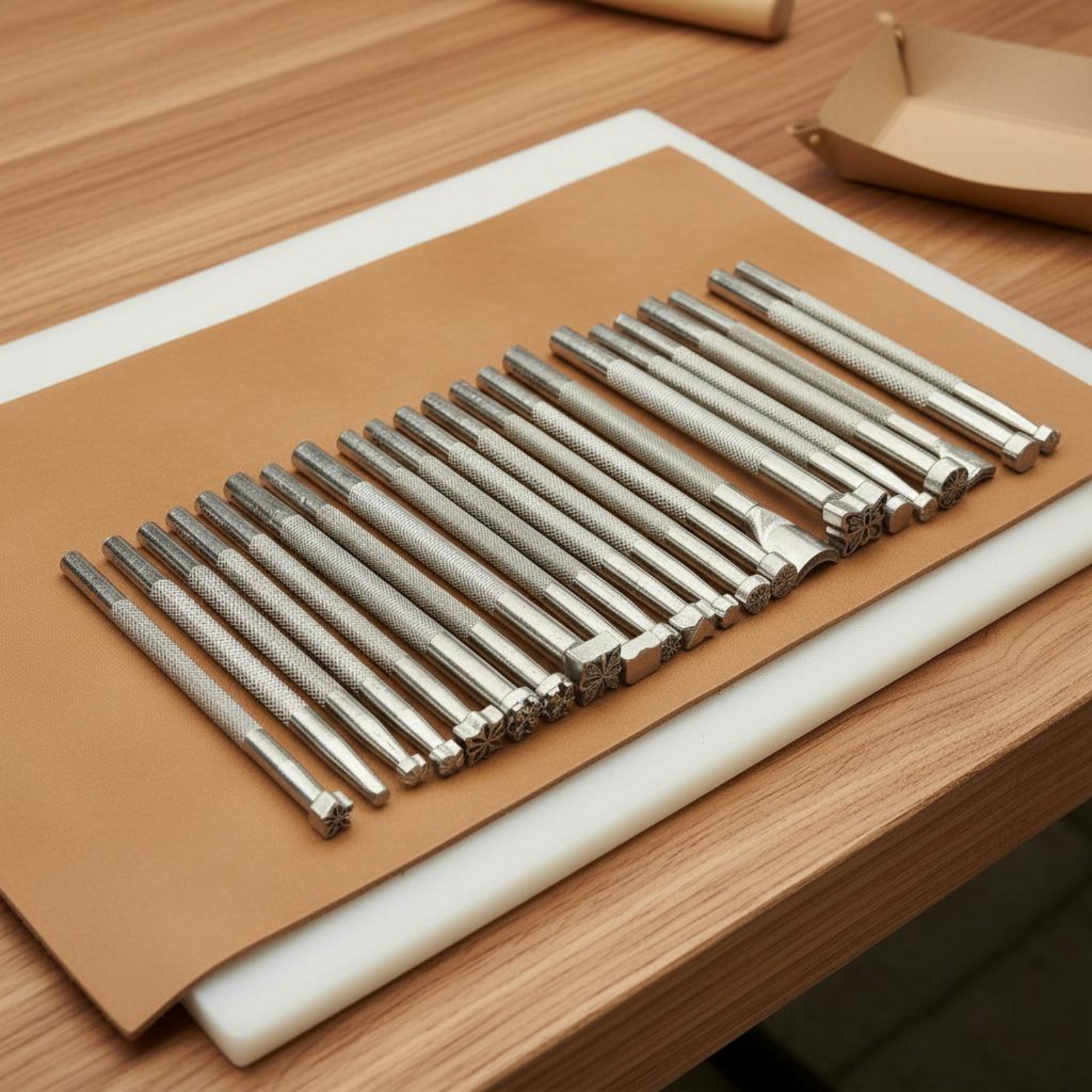 ชุดเครื่องมือประทับลายหนัง 20  - Leather Stamp Set บทวิจารณ์และราคา