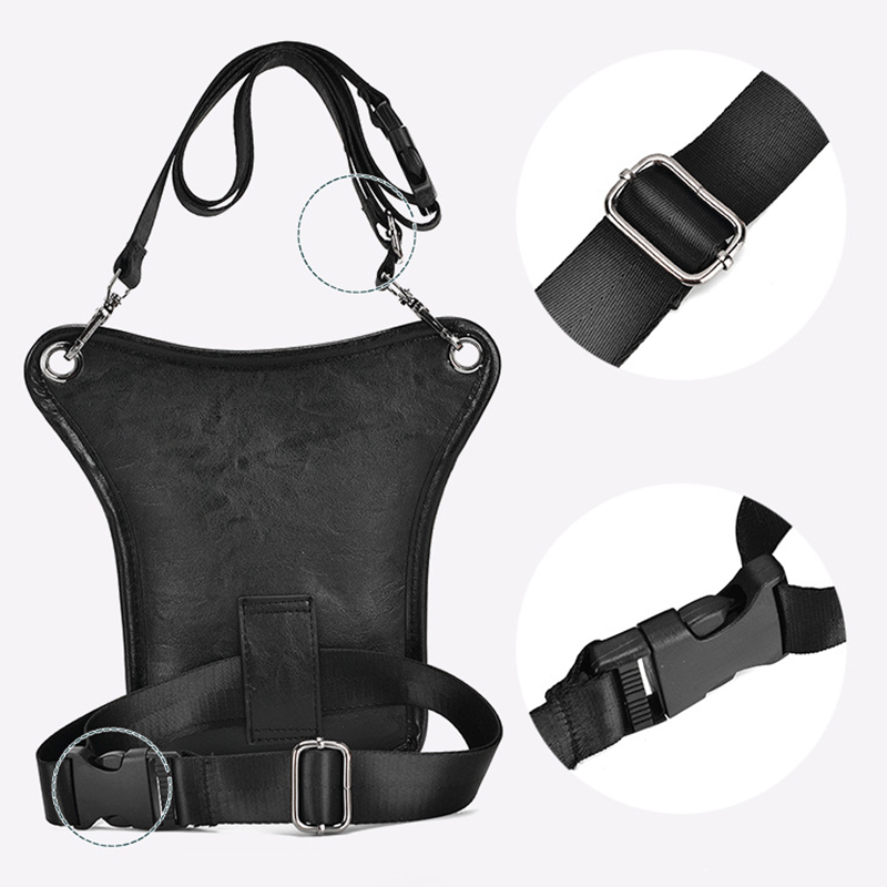 Vintage Pu หนังเอว Pack กระเป๋ - Leatherwork Fasteners บทวิจารณ์และราคา