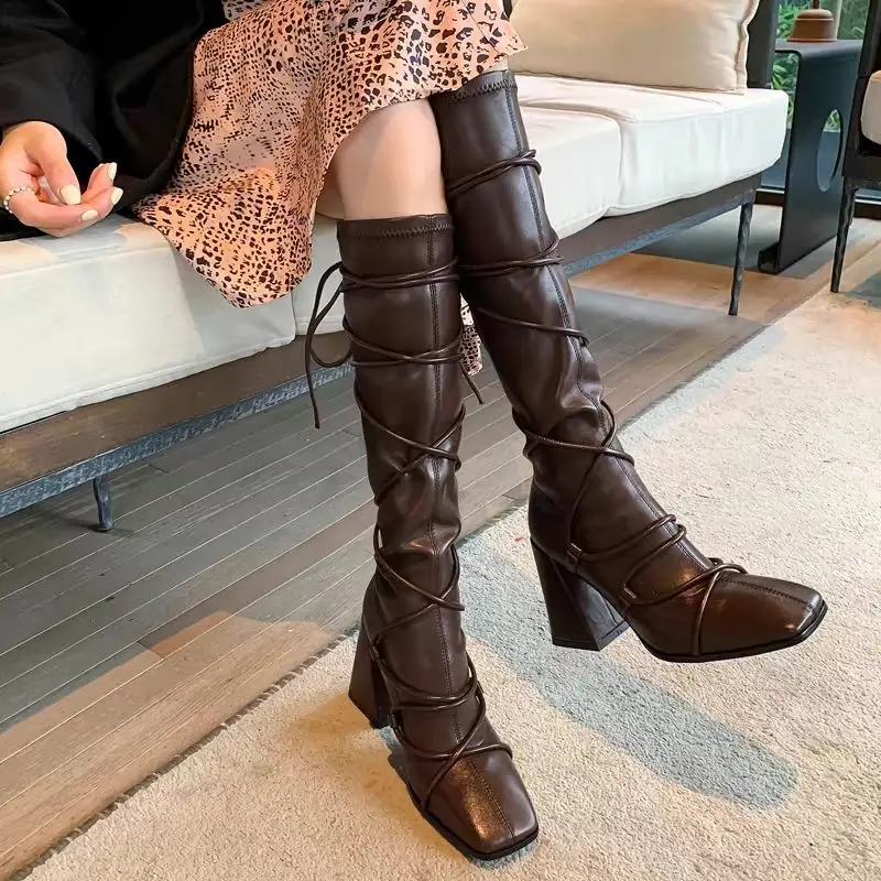 รองเท้าบูทหนังหุ้มข้อสูงถึงเข่ - Leather Work Boots บทวิจารณ์และราคา
