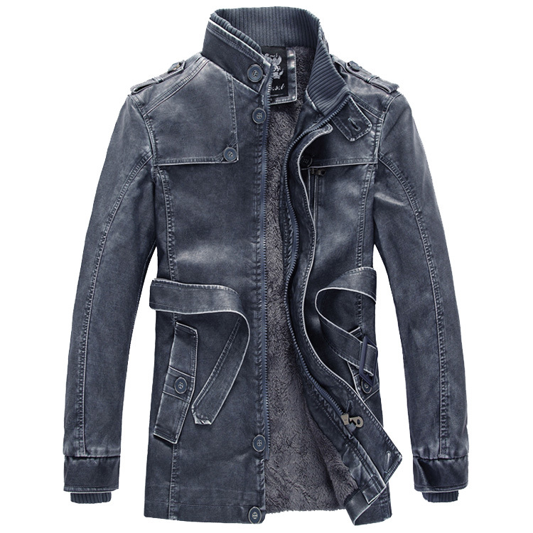 เสื้อแจ็คเก็ตมอเตอร์ไซค์ผู้ชาย - Leather Work Jacket Mens บทวิจารณ์และราคา